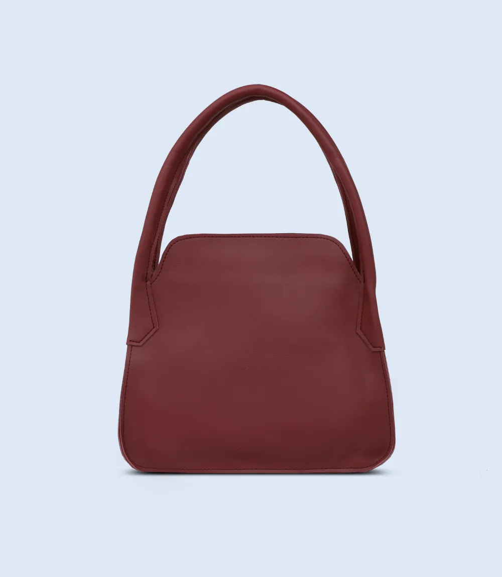 WB2387-MAROON-Women Shoulder Bag