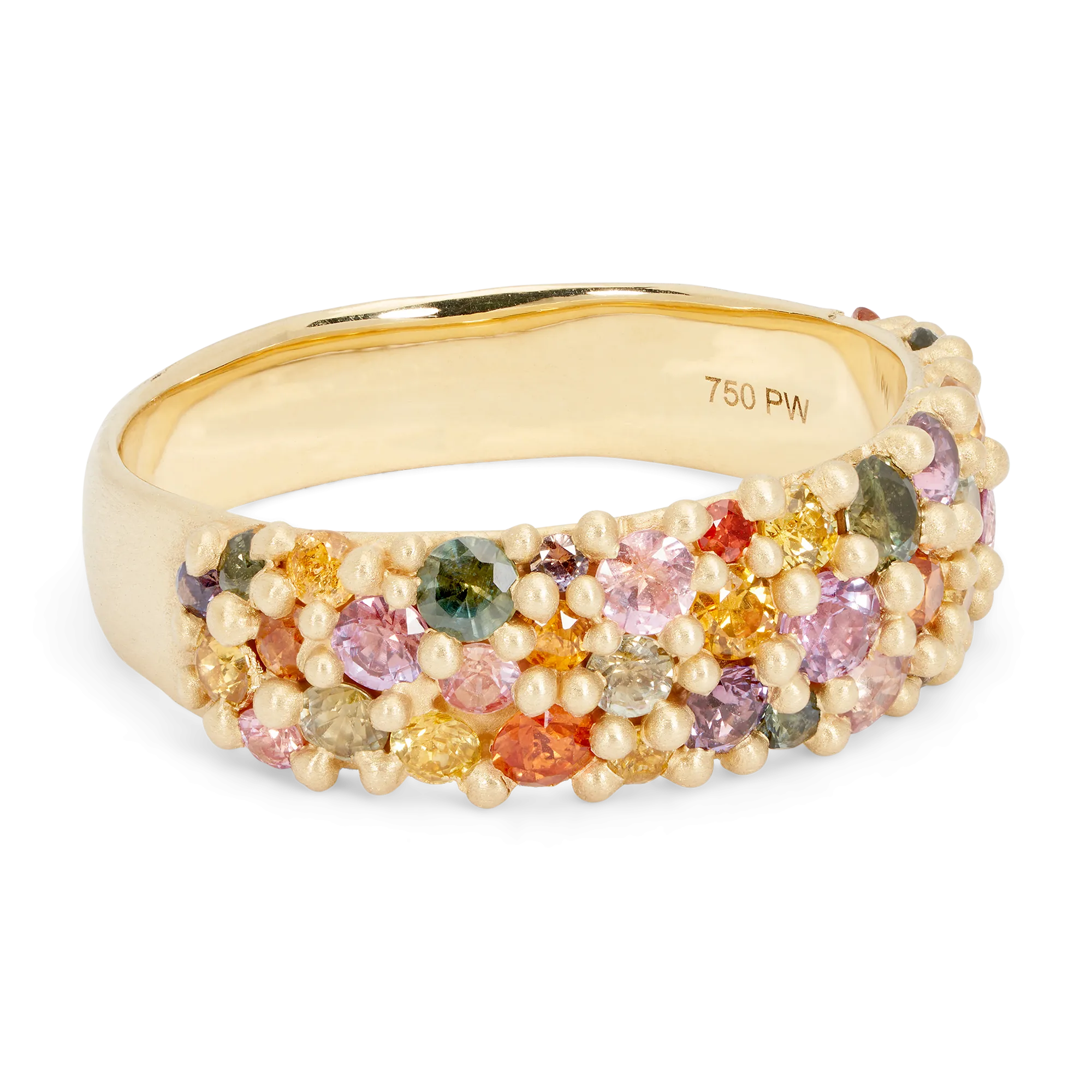 Wide Blossom Crush River Ring - Size 6.5 - 11357