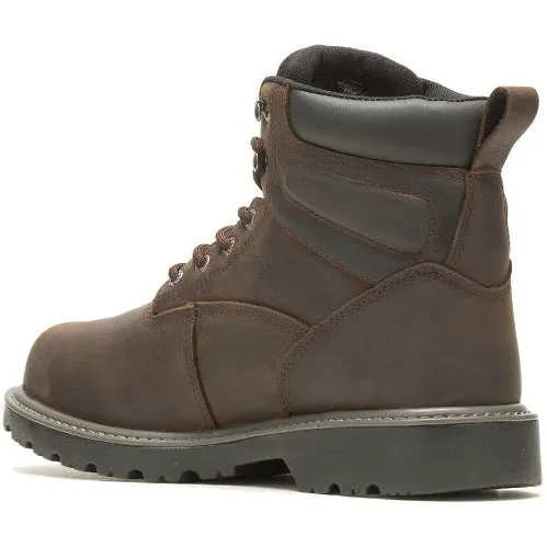 Wolverine Men's Floorhand 6 Steel Toe WP Work Boot -Brown- W231024