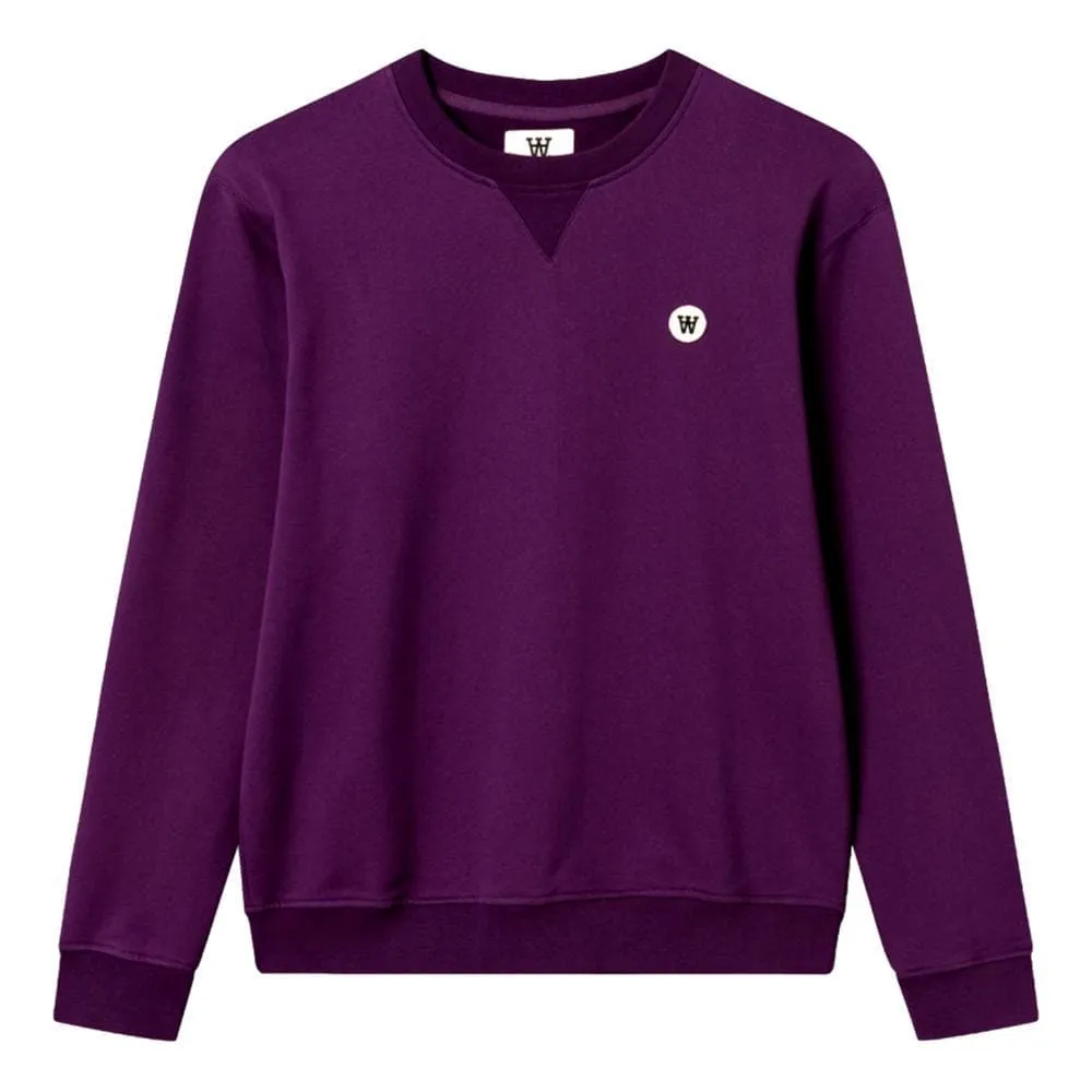 WOOD WOOD TYE SWEATSHIRT -PURPLE