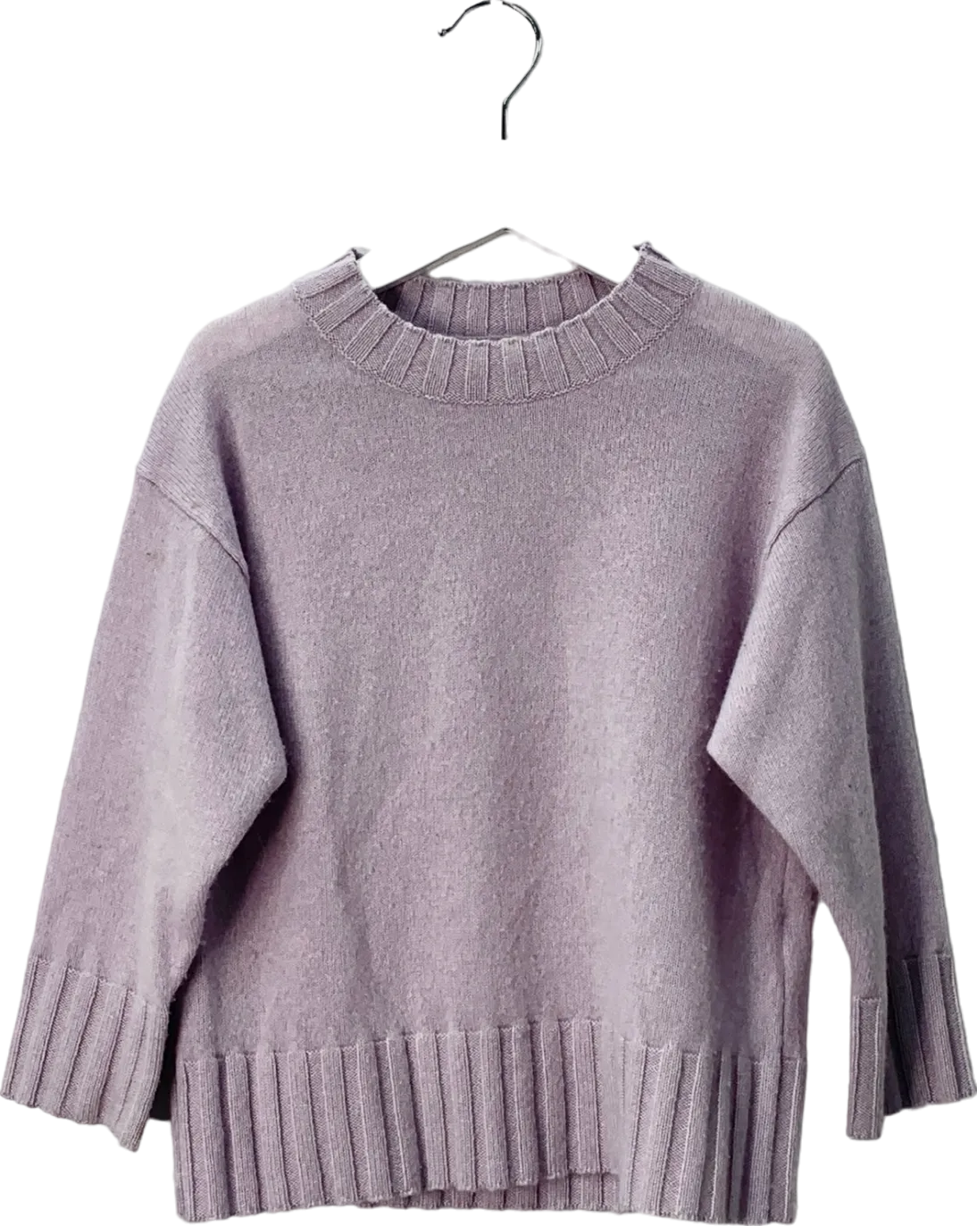 ZARA Purple Cashmere Long Sleeve Jumper 3 Years